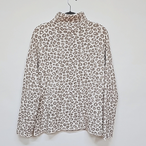 Christian Siriano cream and neutral cheetah print sweater - Picture 5 of 5
